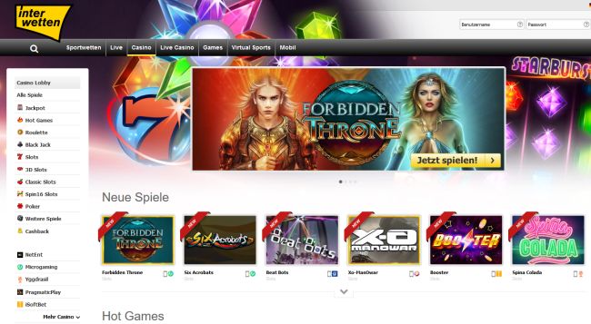 Interwetten Casino Preview